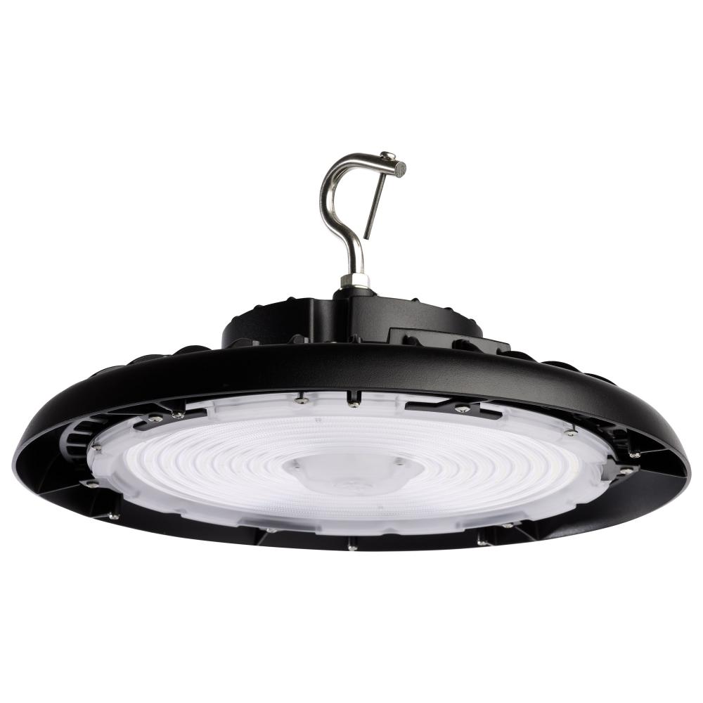 200 Watt UFO LED High Bay; 5000K; 29000 Lumens; 277-480 Volt; Black Finish