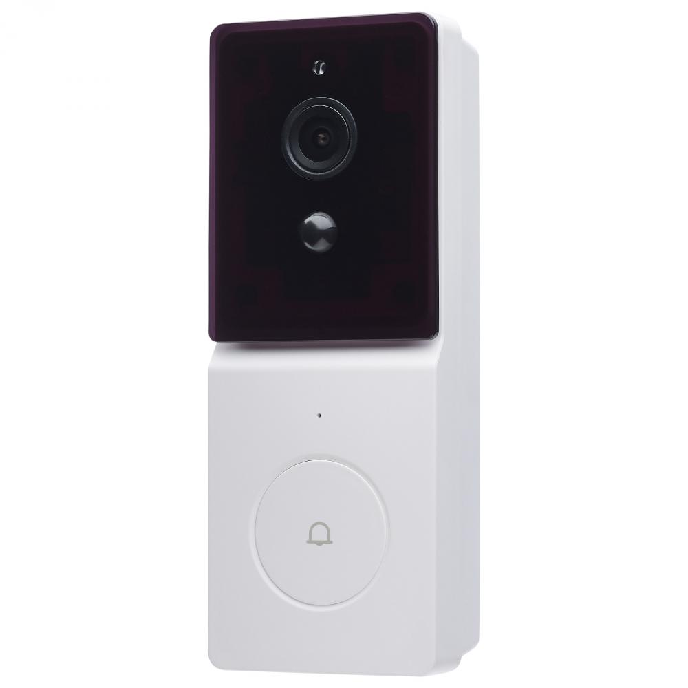 Starfish; SMART Doorbell Security Camera; White Doorbell with Black Chime