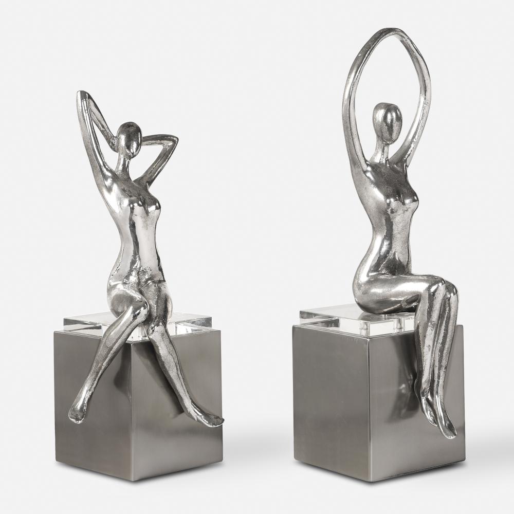 Jaylene Silver Sculptures, S/2