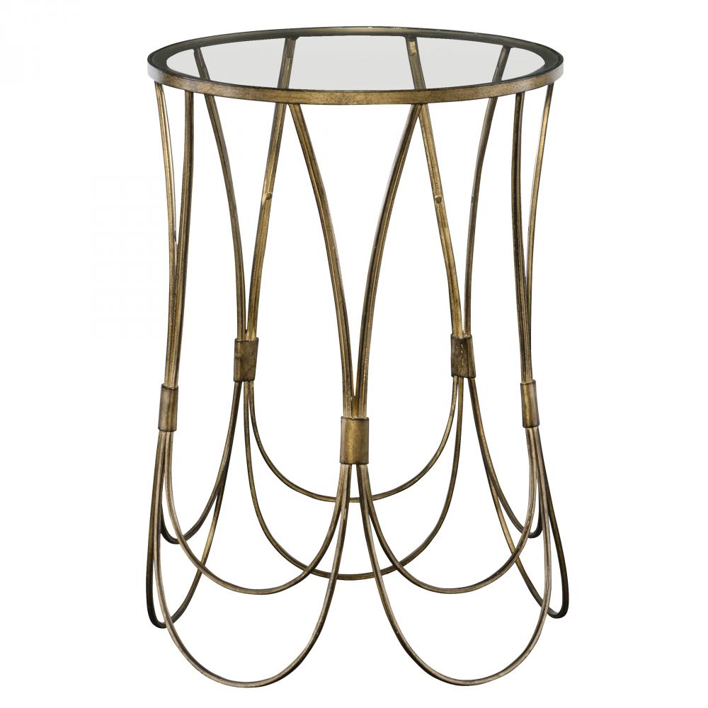 Kalindra Gold Accent Table