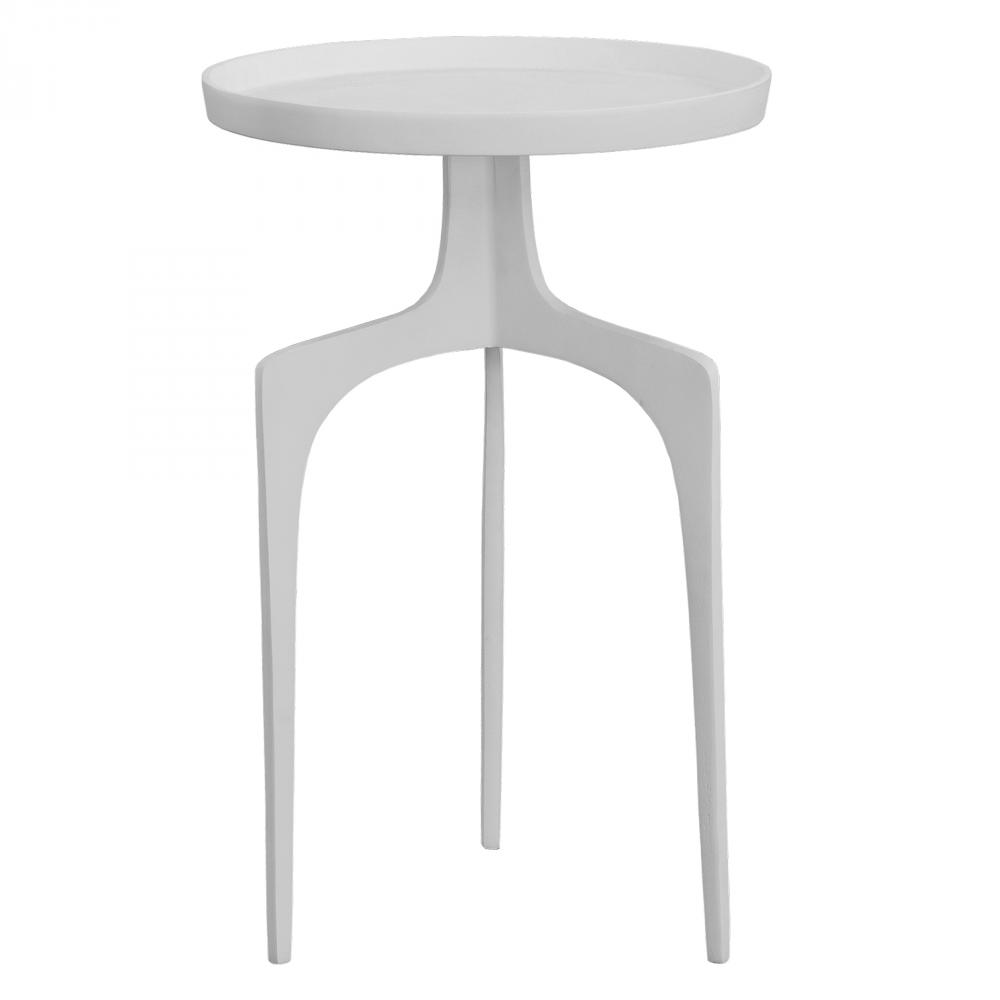 Kenna White Accent Table