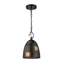 ELK Home 14290/1 - Strasburg 1 Light Pendant In Weathered Iron And