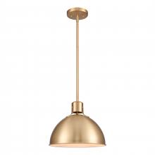 ELK Home EC89745/1 - Zayne 12'' Wide 1-Light Pendant - Brushed Gold