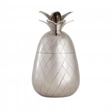 ELK Home S0807-11394 - Little Island Pineapple Object - Silver (2 pack)