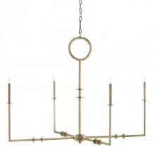 Currey 9000-0085 - Rogue Brass Chandelier