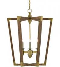 Currey 9000-0220 - Bastian Medium Chestnut Lantern