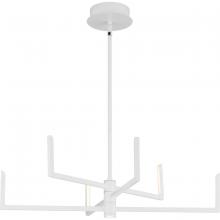 Progress Lighting, a Hubbell affiliate P400260-028-30 - P400260-028-30 6+1-LT LED CHANDELIER